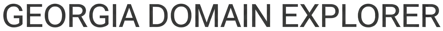 Georgia Domain Explorer