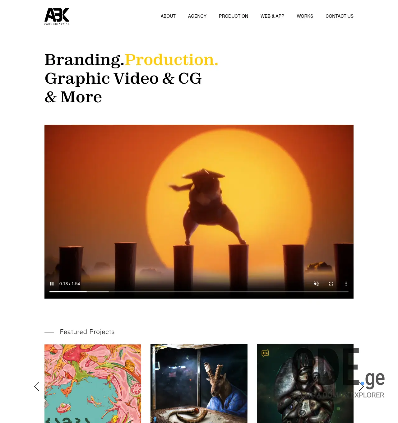 Screenshot of the site abk.ge at 2026-06-04