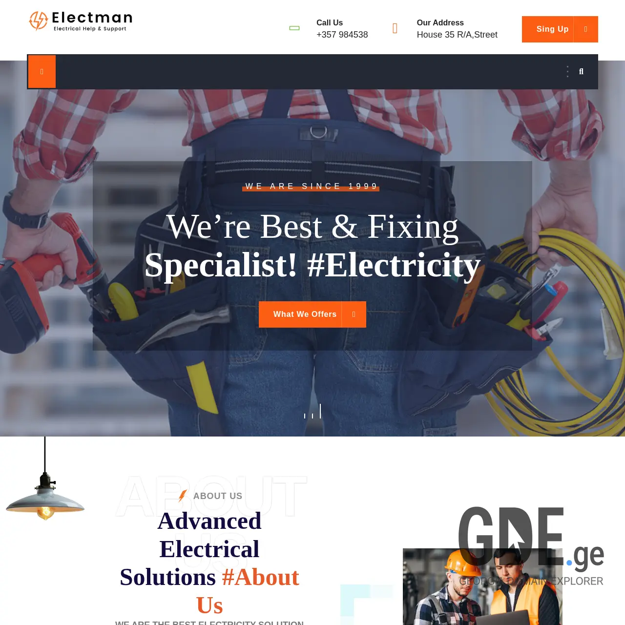 Screenshot of the site aidev.ge at 2026-03-26