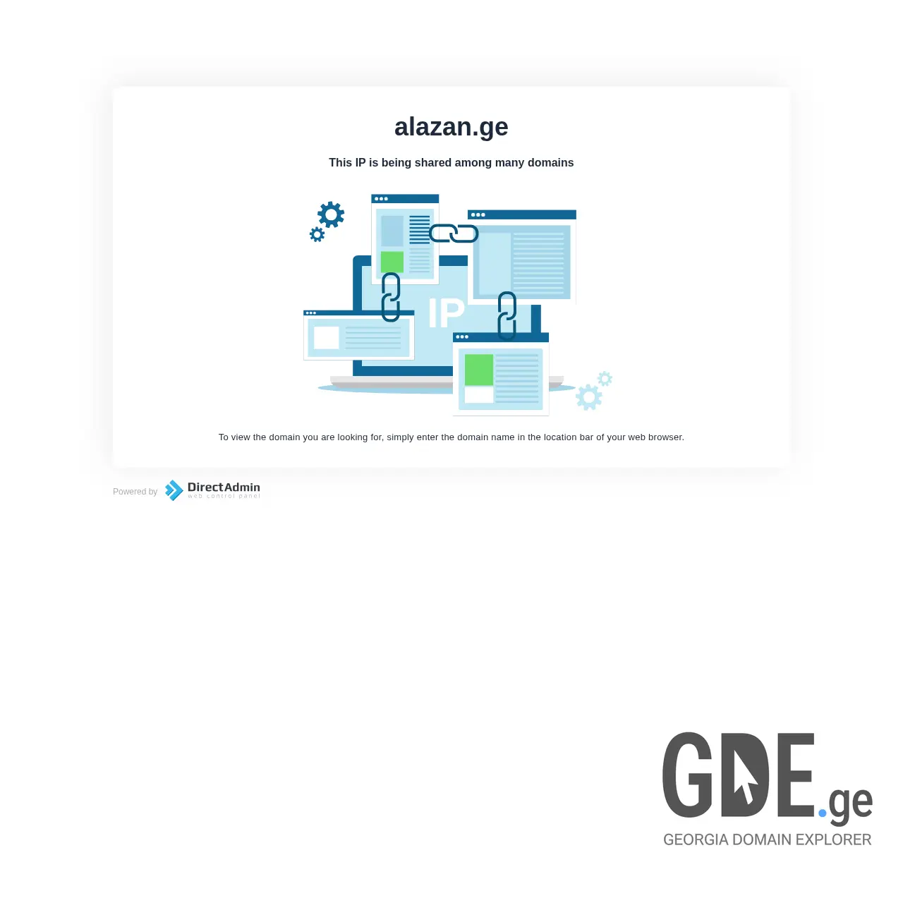 Screenshot of the site alazan.ge at 2026-03-29