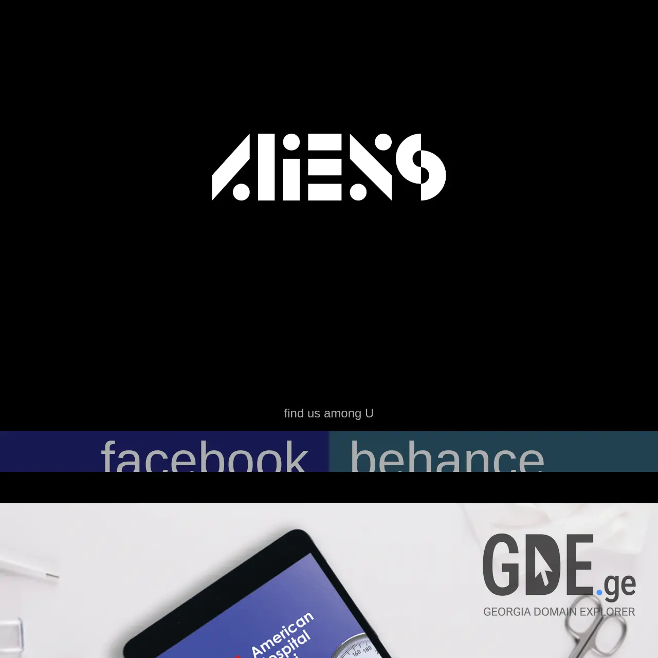 Screenshot of the site alien.ge at 2026-03-25