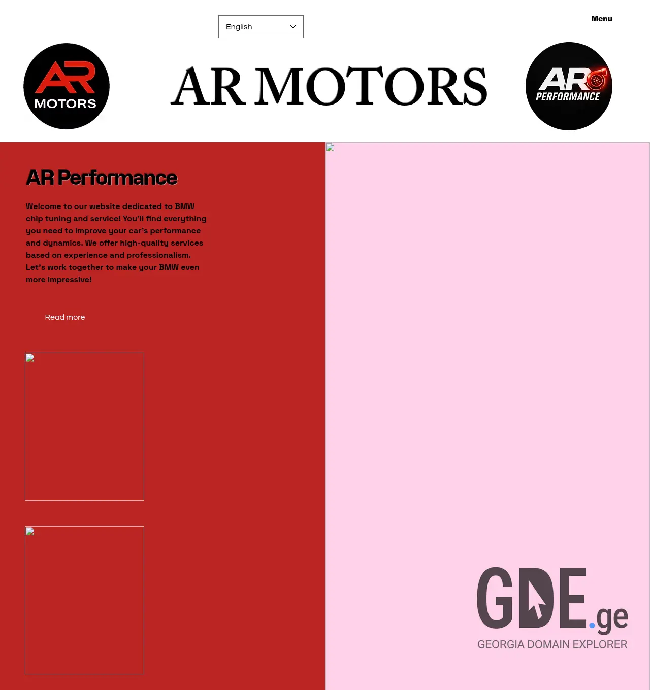 Screenshot of the site armotors.ge at 2026-04-19