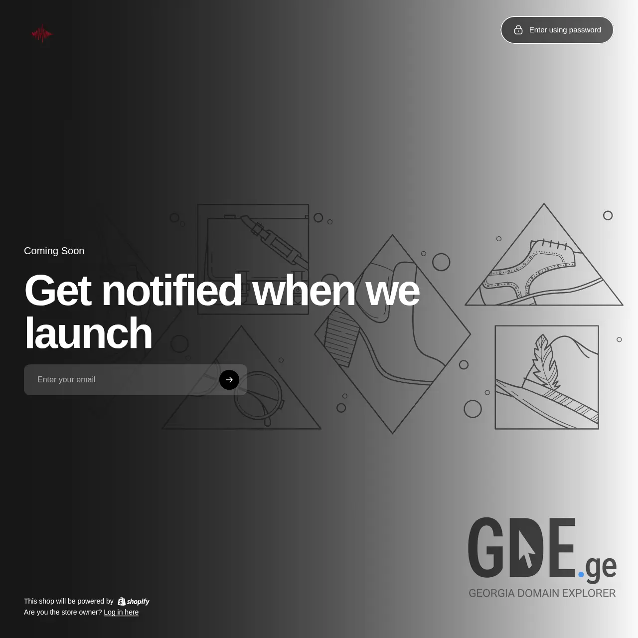 Screenshot of the site audio.ge at 2026-03-31