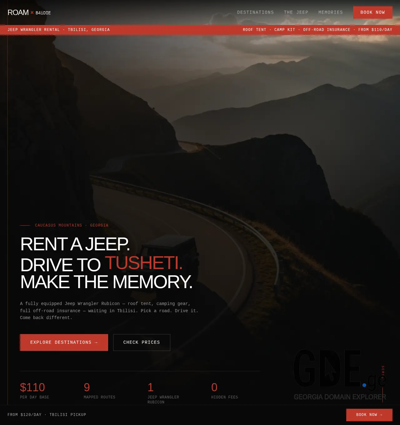 Screenshot of the site b4idie.ge at 2026-04-10