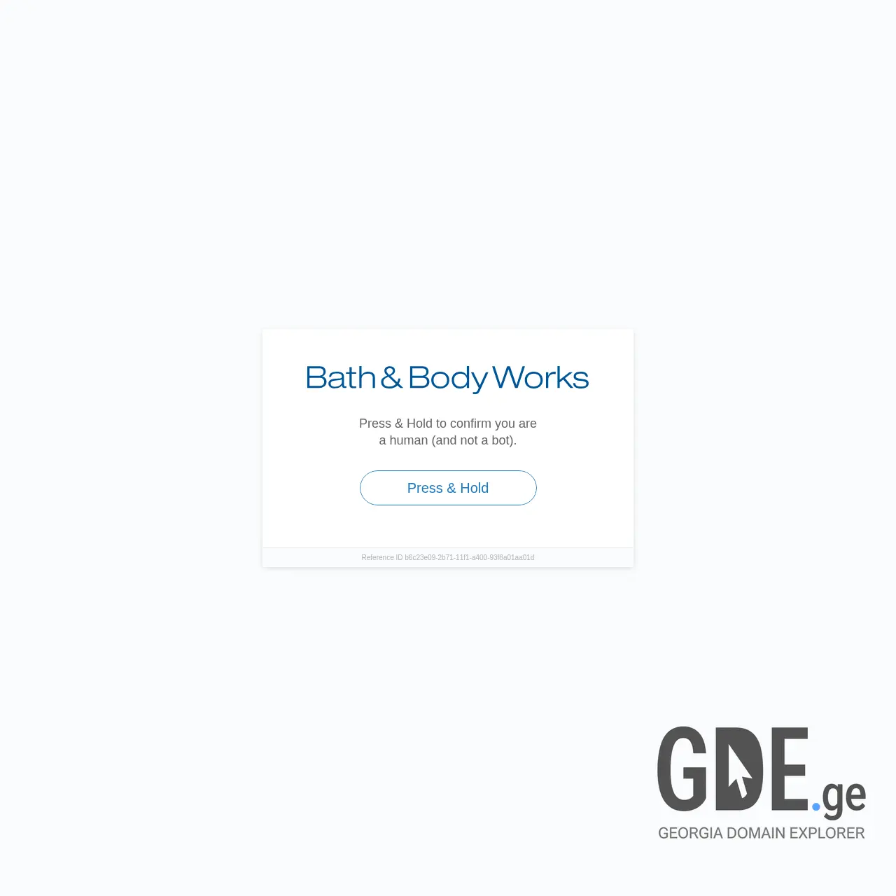 Screenshot of the site bathandbodyworks.ge at 2026-03-29