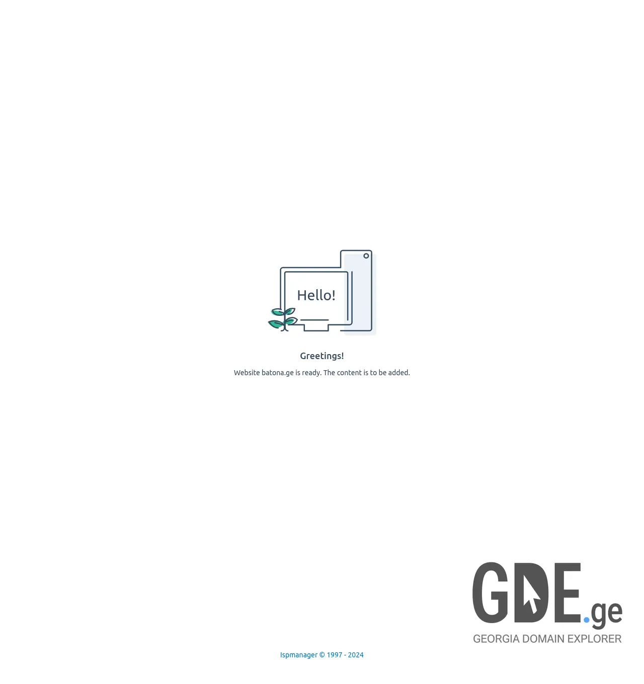 Screenshot of the site batona.ge at 2026-04-06