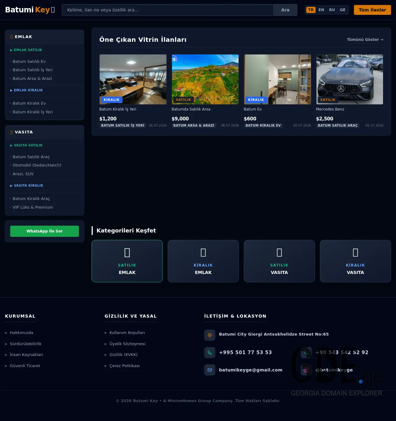 Screenshot of the site batumikey.ge at 2026-07-07