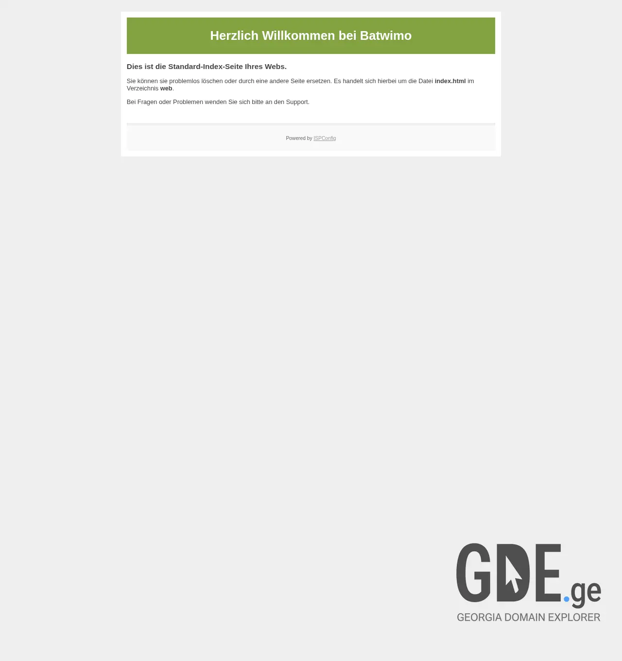 Screenshot of the site batwimo.ge at 2026-04-07