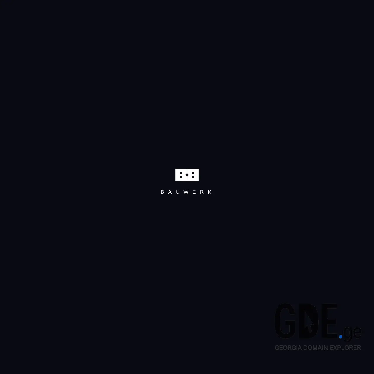 Screenshot of the site bauwek.ge at 2026-03-07