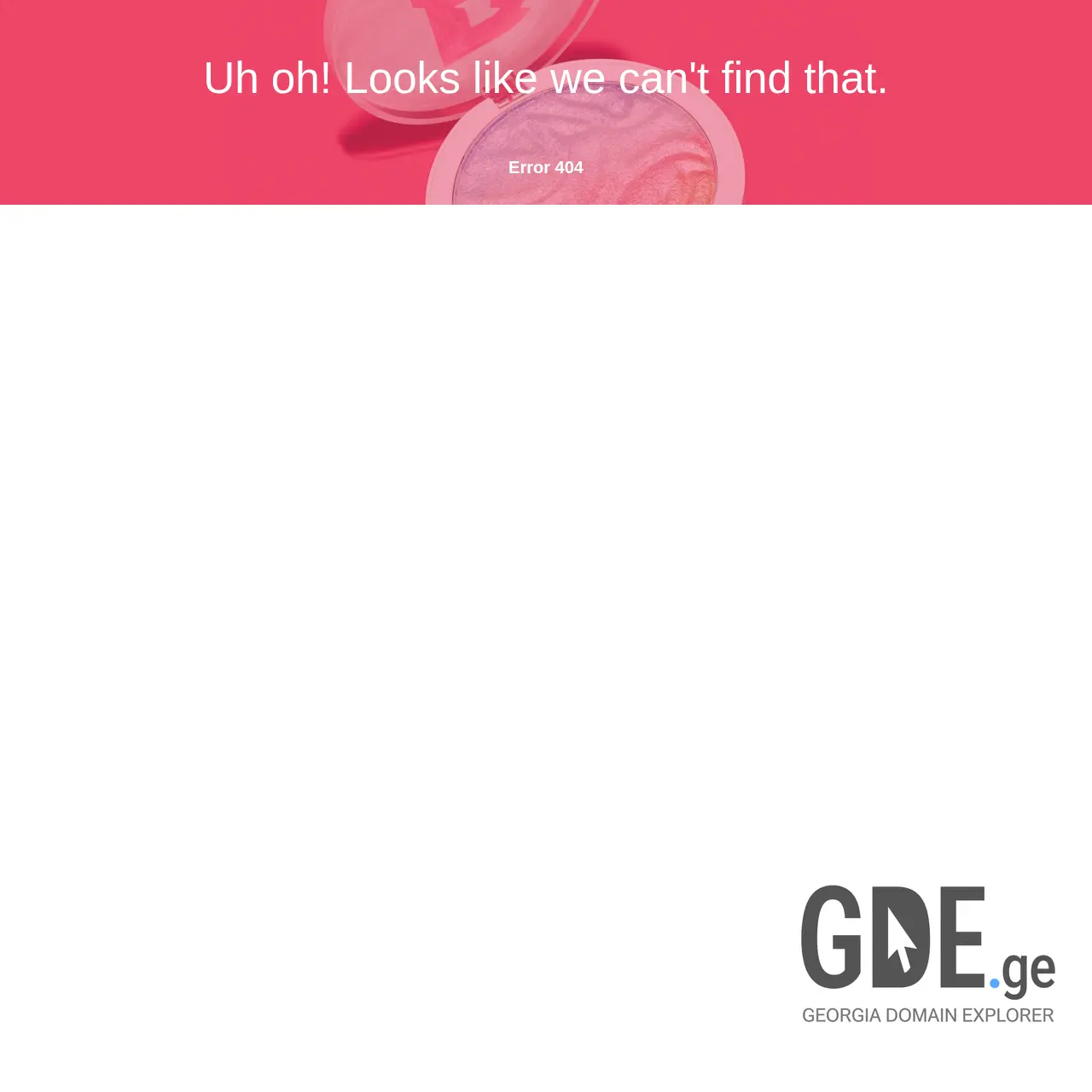 Screenshot of the site beautybay.ge at 2026-03-29