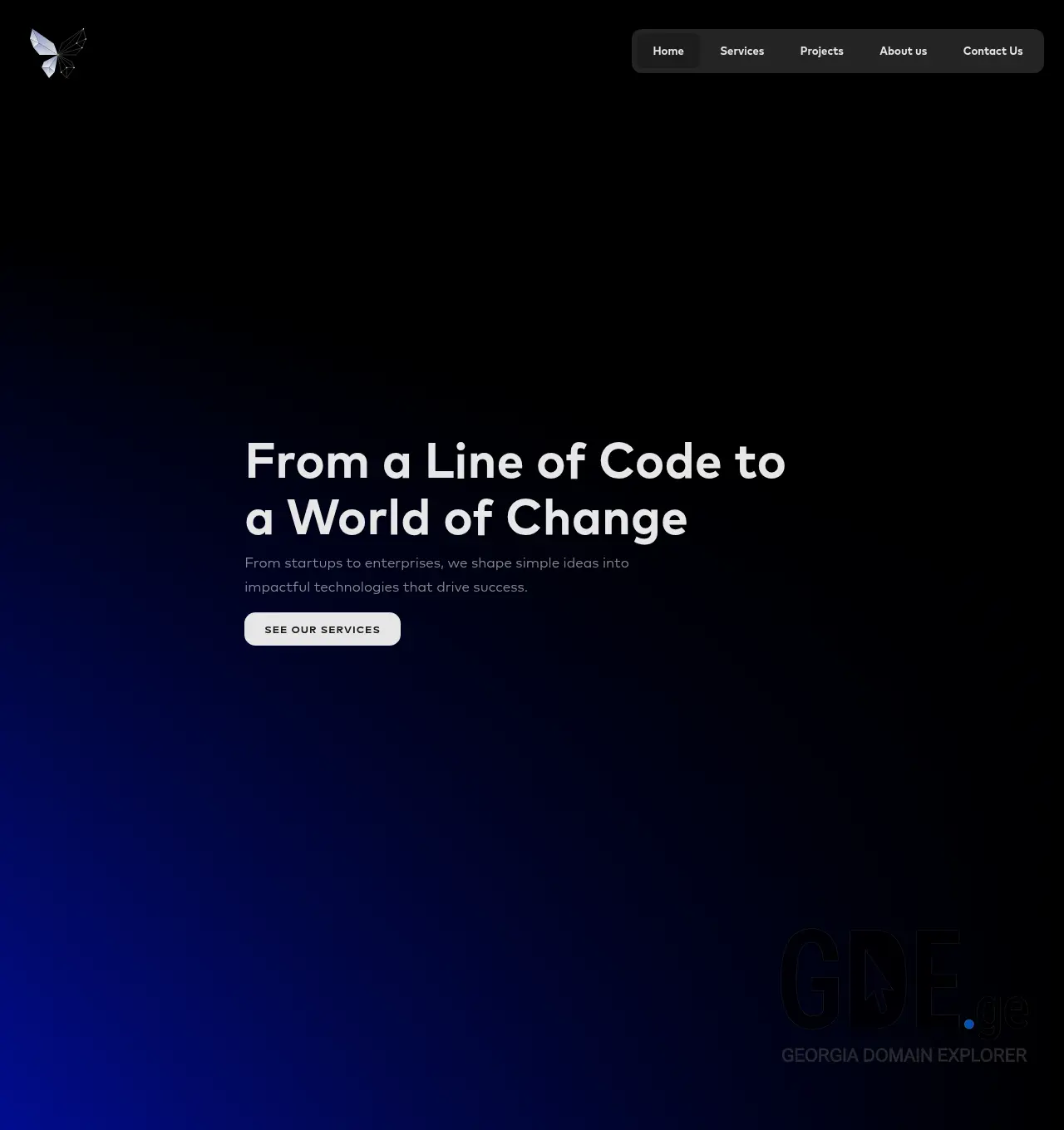 Screenshot of the site bedigital.ge at 2026-05-08