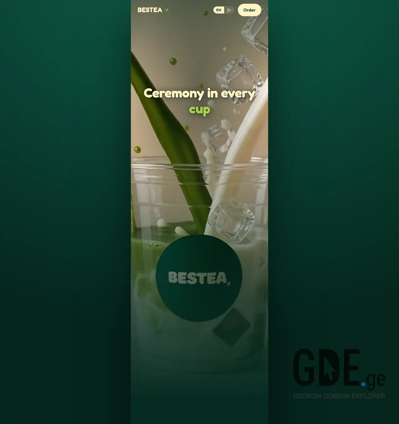 Screenshot of the site bestea.ge at 2026-07-17