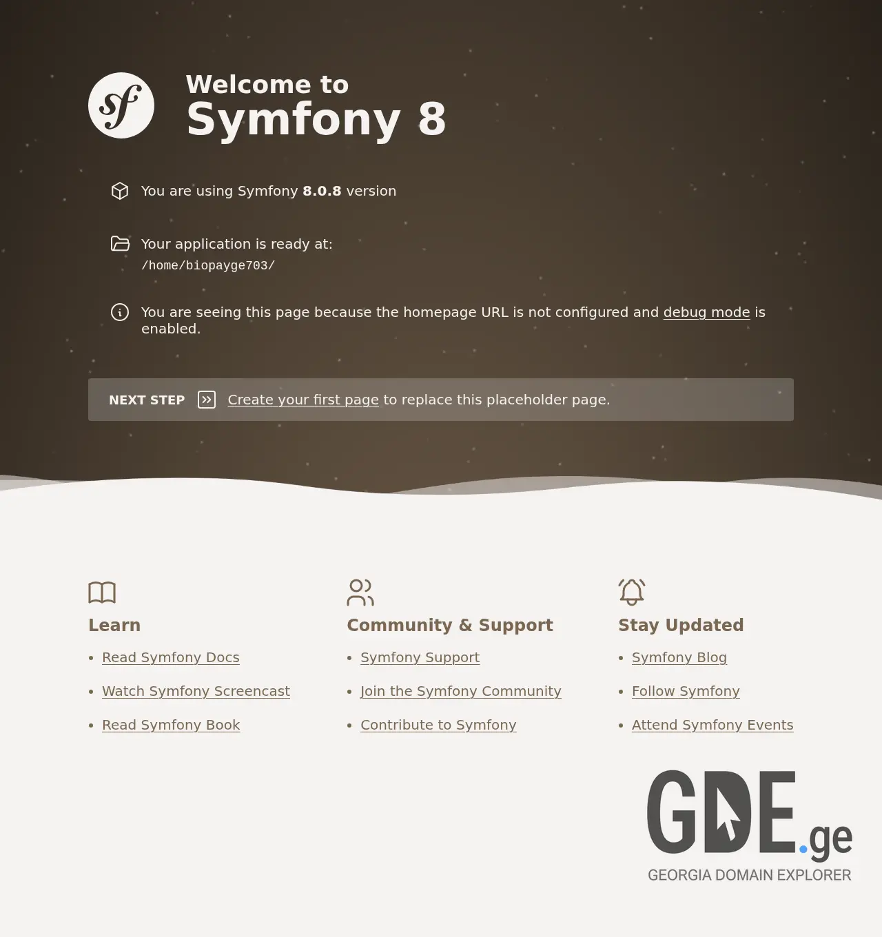 Screenshot of the site biopay.ge at 2026-05-05