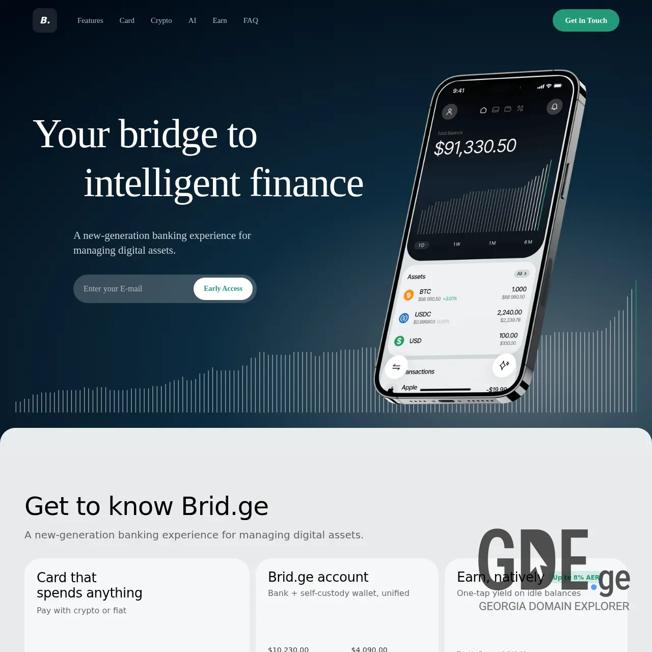 Screenshot of the site brid.ge at 2026-03-01