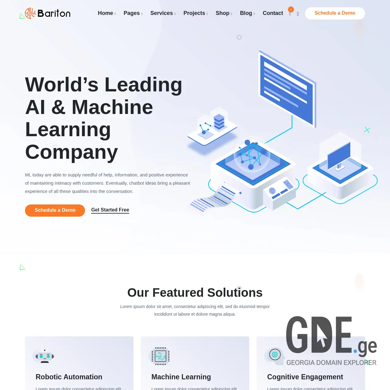 Screenshot of the site brixel.ge at 2026-03-29