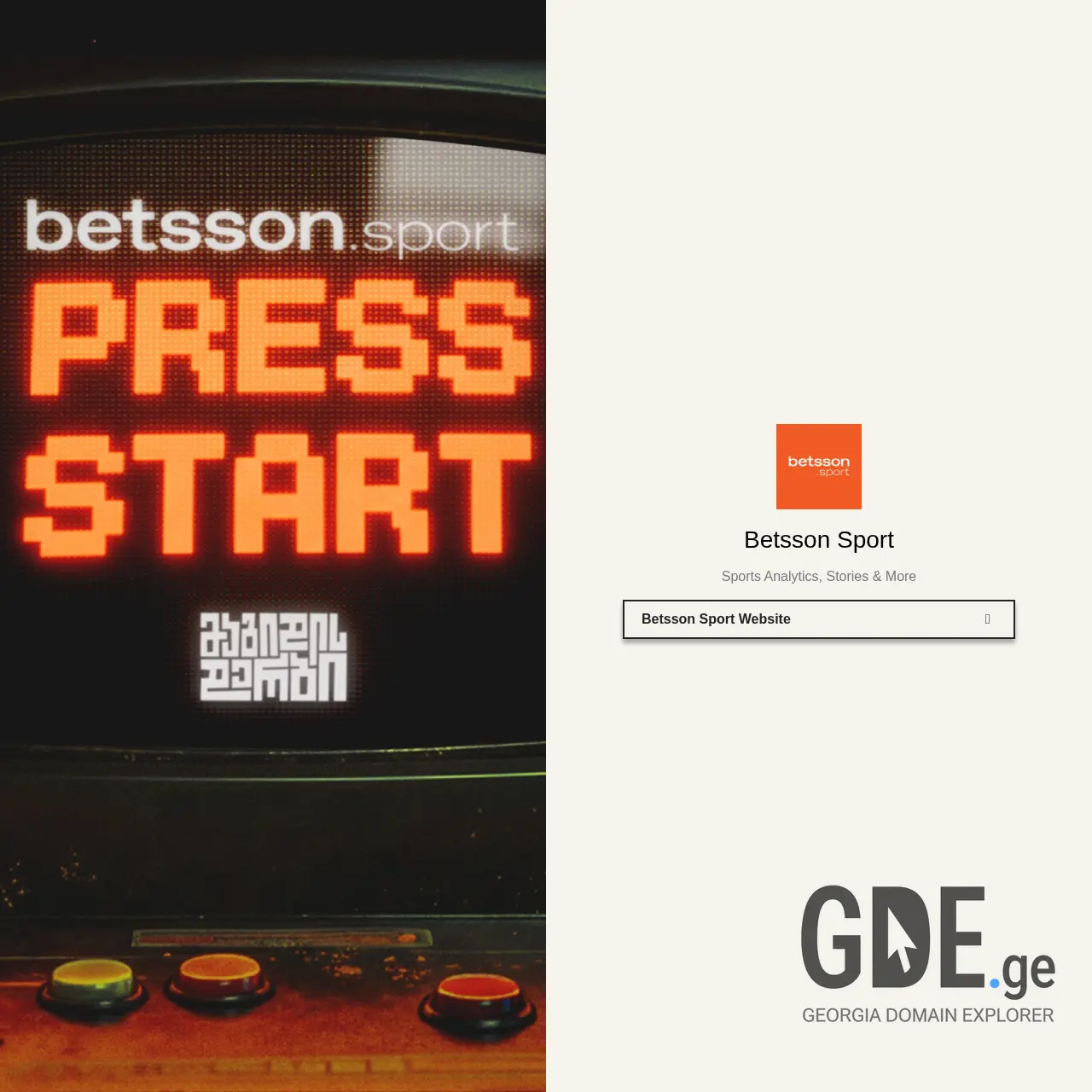 Screenshot of the site btsn.ge at 2026-03-29