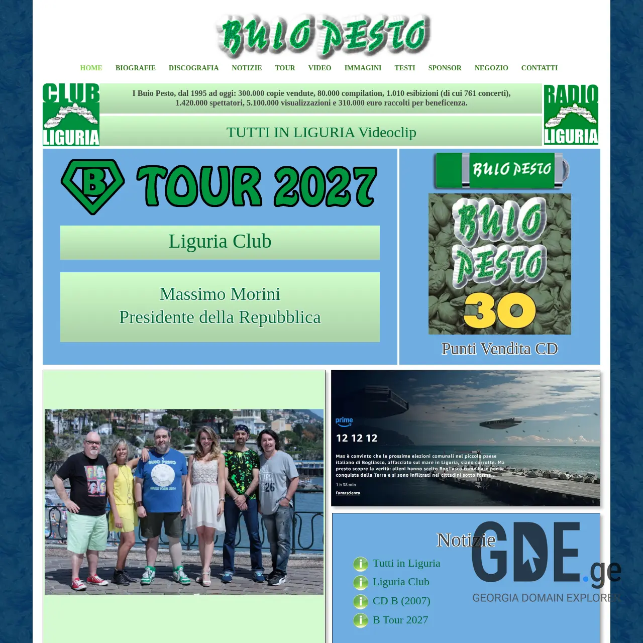 Screenshot of the site buiopesto.ge at 2026-03-31