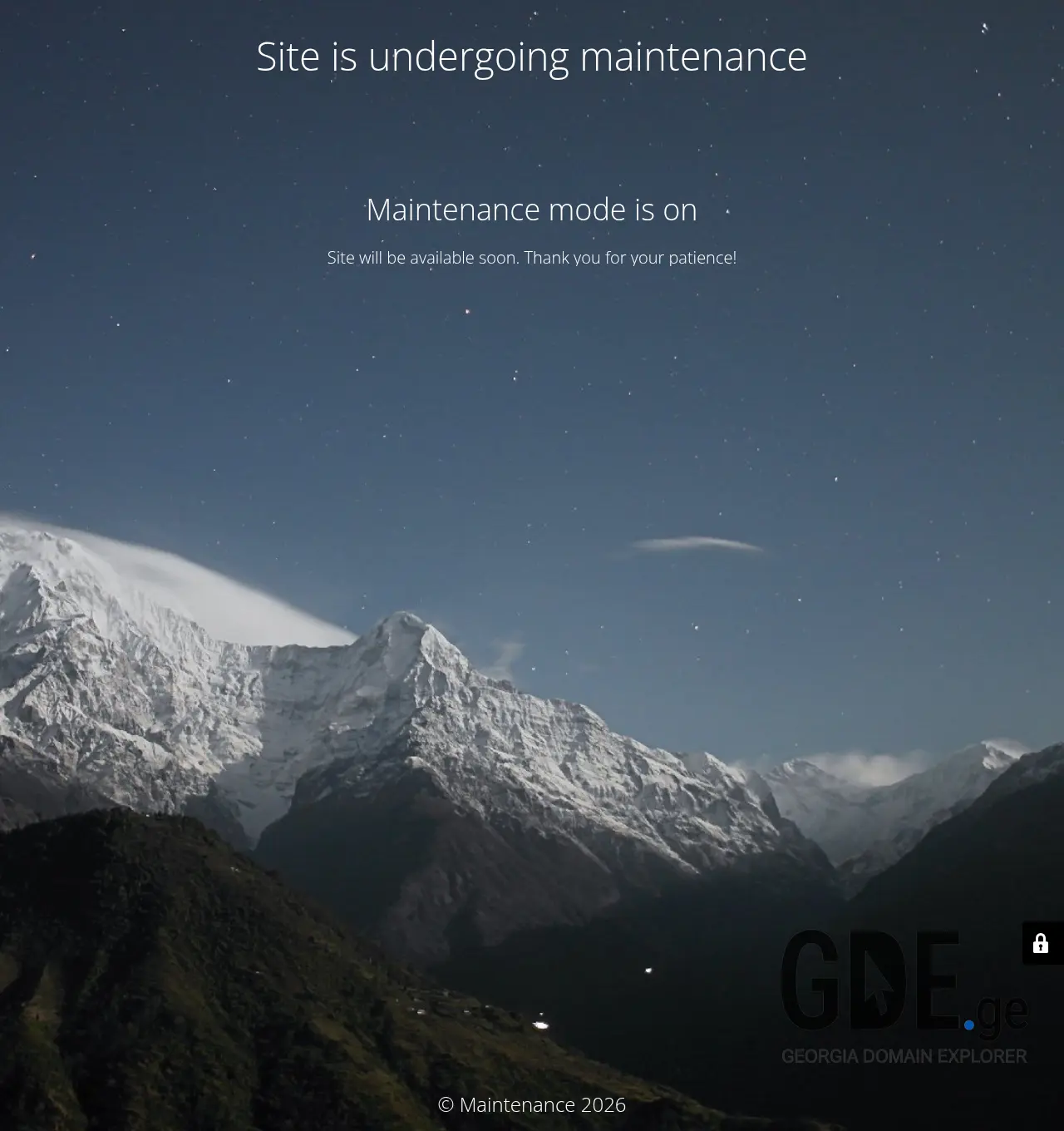 Screenshot of the site canargogeorgiallc.ge at 2026-07-10