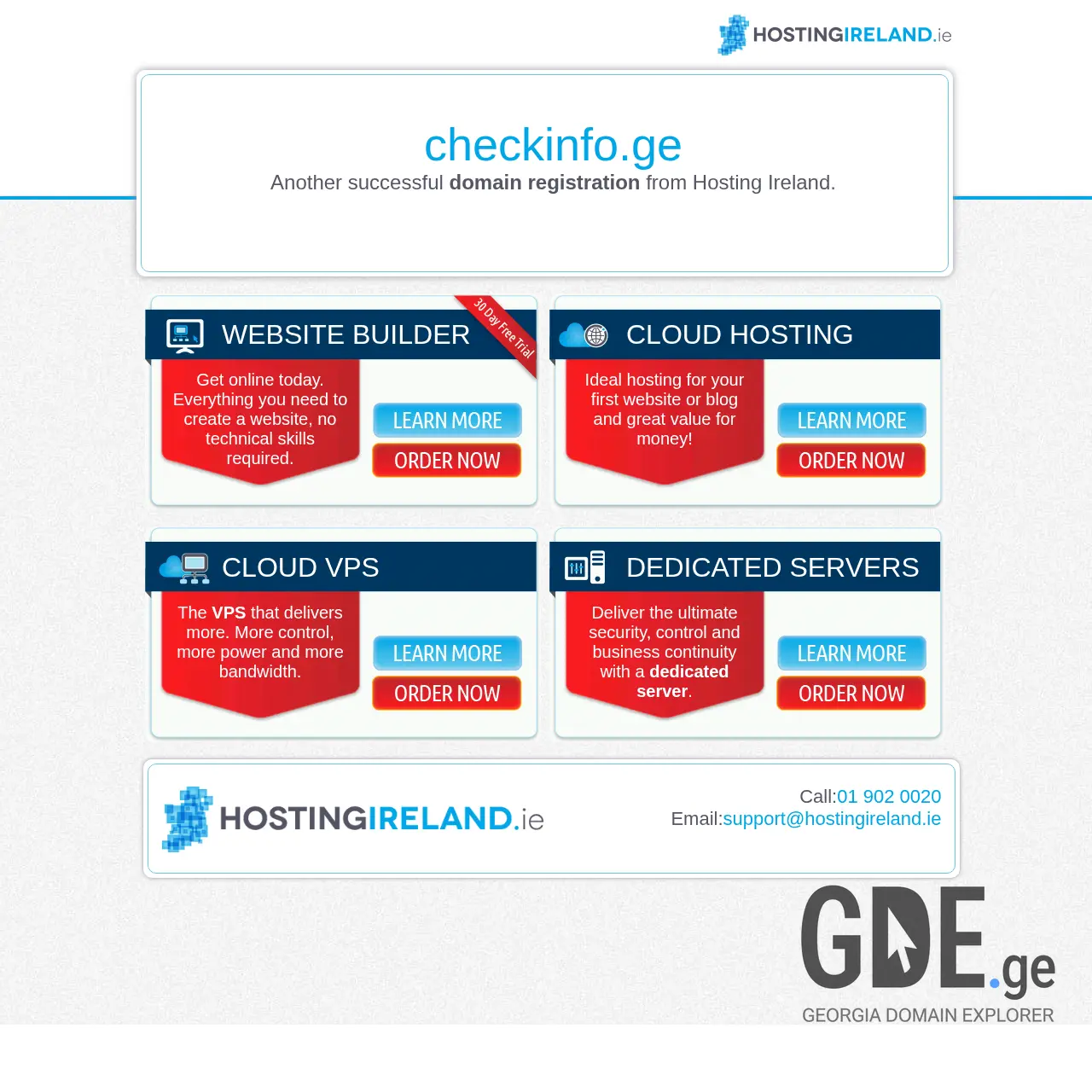 Screenshot of the site checkinfo.ge at 2026-03-31