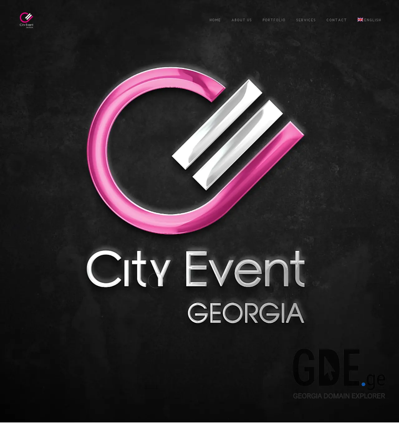 Screenshot of the site cityevent.ge at 2026-07-26