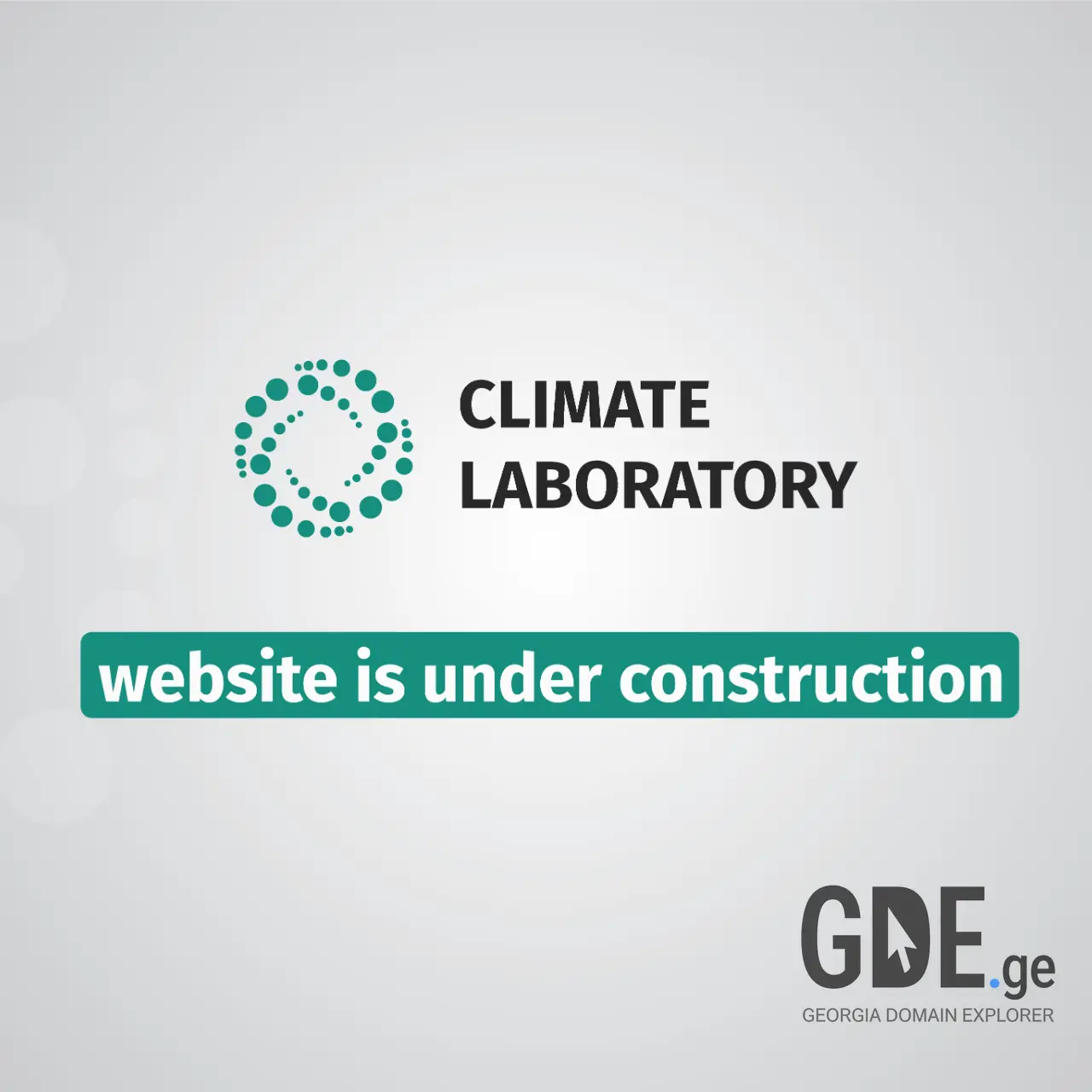 Screenshot of the site climatelab.ge at 2026-03-29