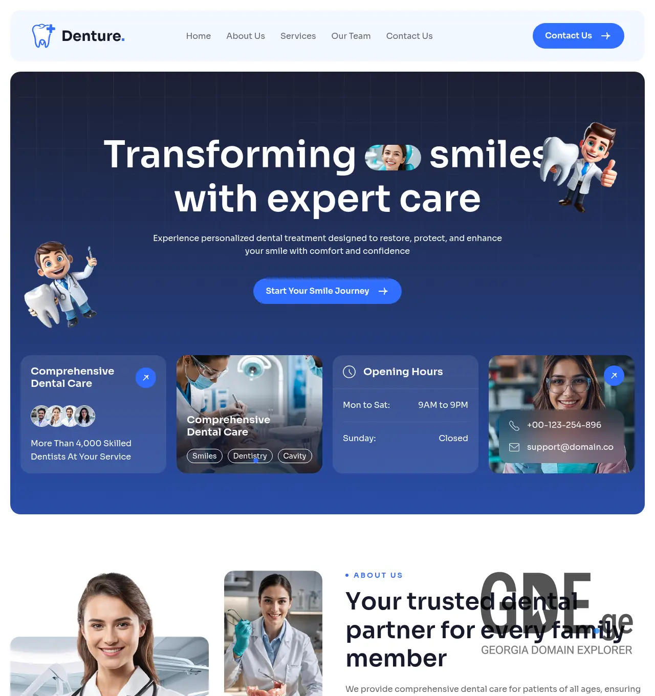 Screenshot of the site clinicsense.ge at 2026-05-19