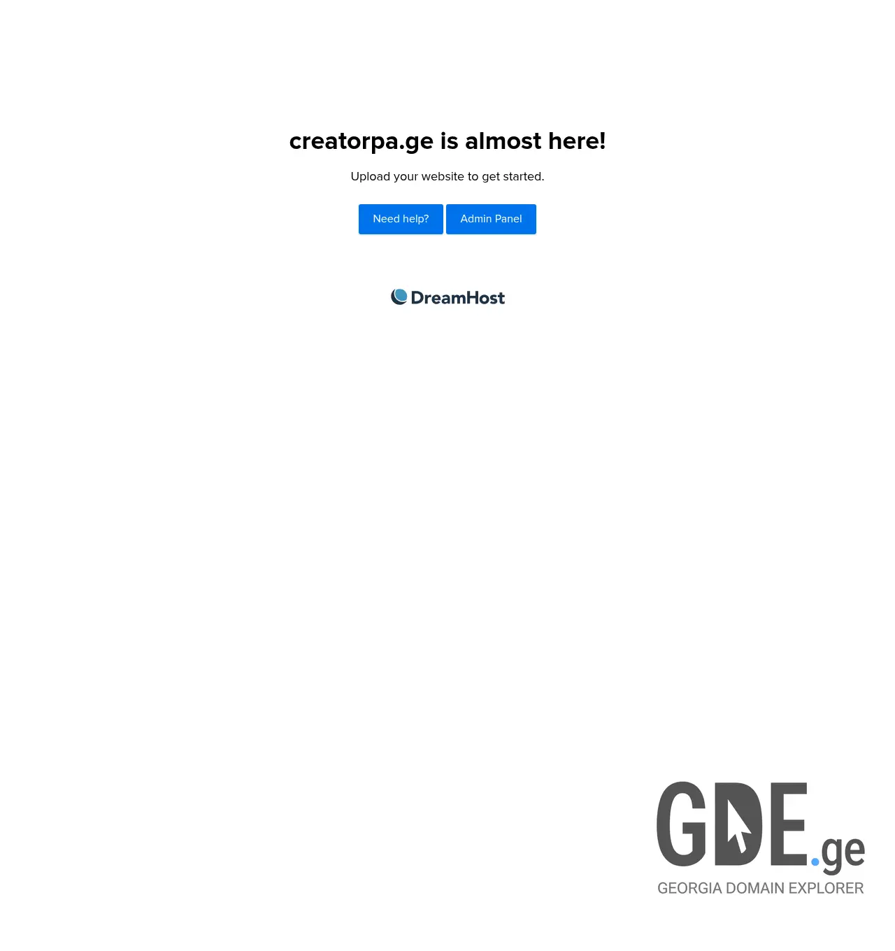 Screenshot of the site creatorpa.ge at 2026-06-20