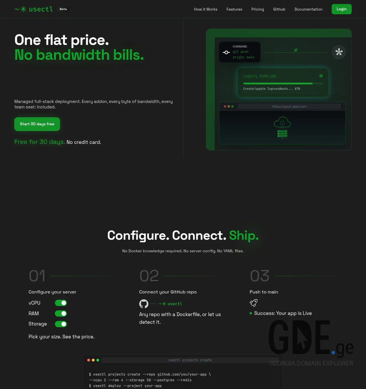Screenshot of the site ctl.ge at 2026-07-18