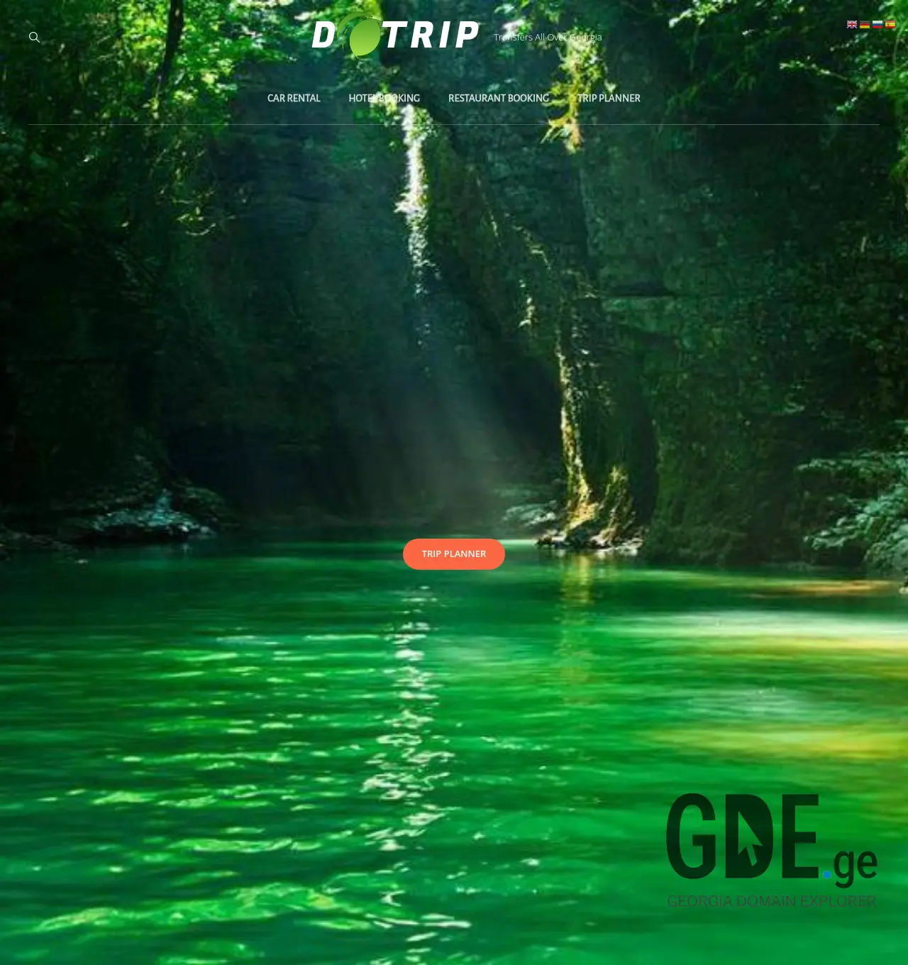 Screenshot of the site dotrip.ge at 2026-05-06