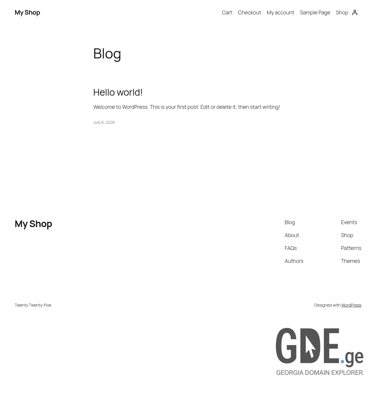 Screenshot of the site e-tape.ge at 2026-07-07