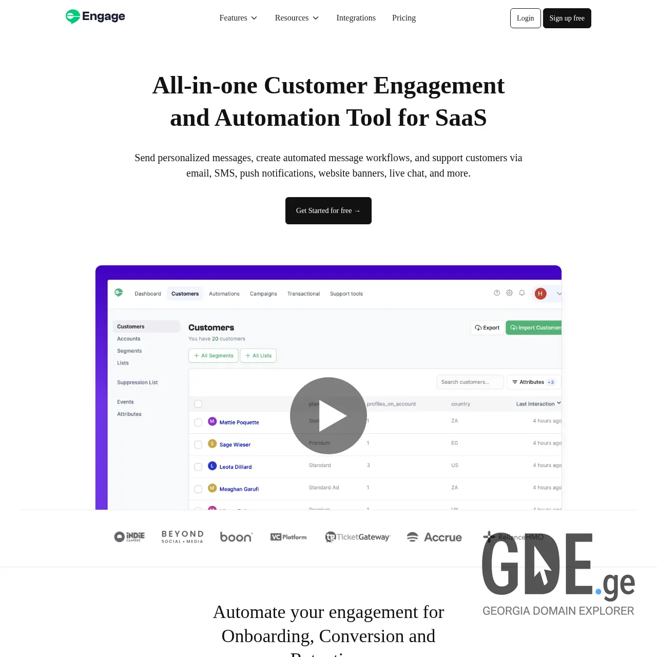 Screenshot of the site engg.ge at 2026-03-25