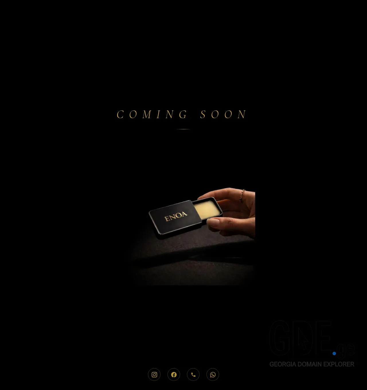 Screenshot of the site enoa.ge at 2026-04-06