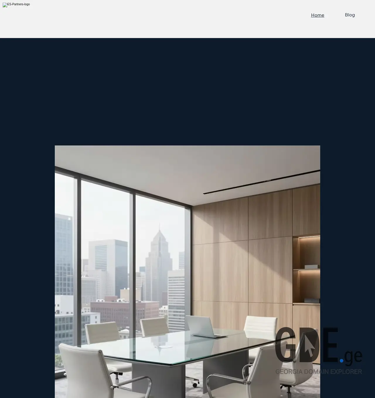Screenshot of the site espartners.ge at 2026-05-17