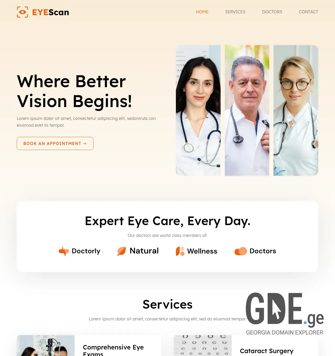 Screenshot of the site eyeprecious.ge at 2026-05-28