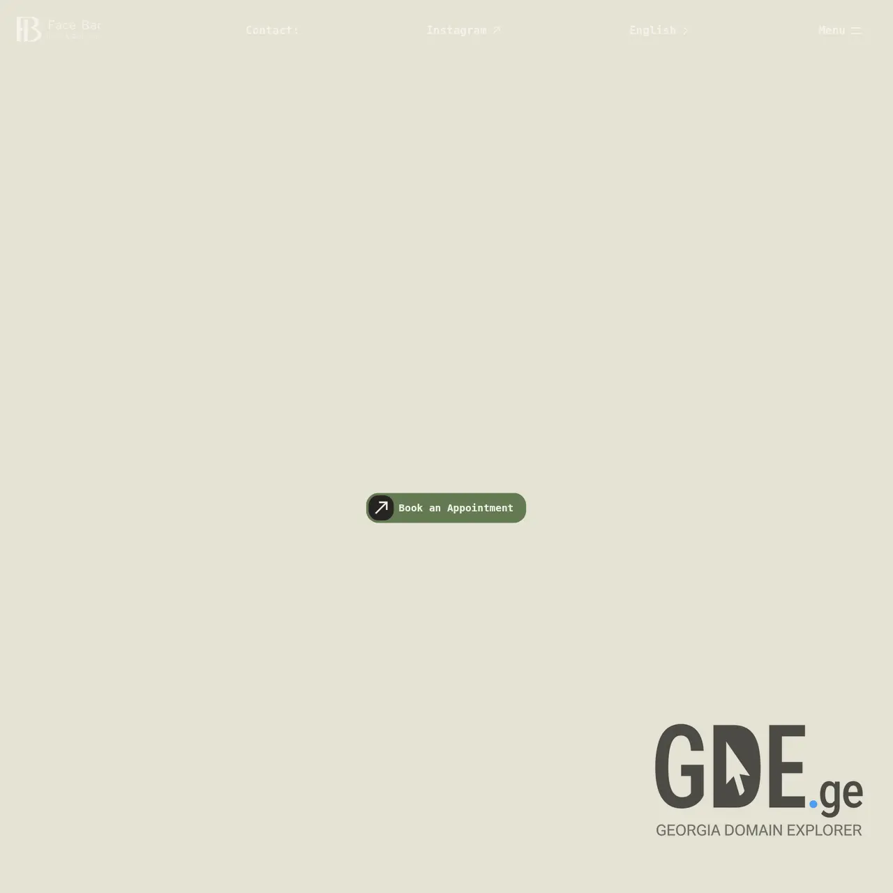 Screenshot of the site facebar.ge at 2026-03-27