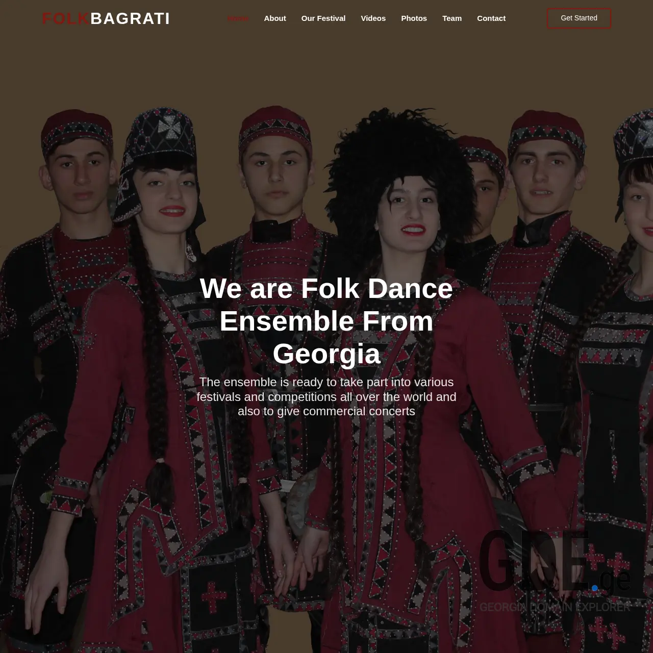 Screenshot of the site folkbagrati.ge at 2026-02-28