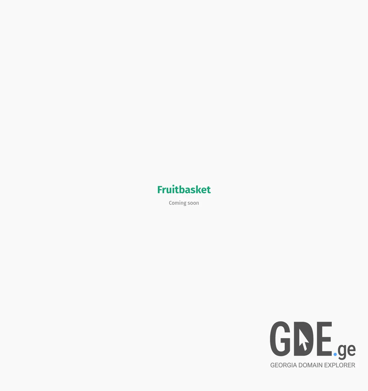 Screenshot of the site fruitbasket.ge at 2026-04-12