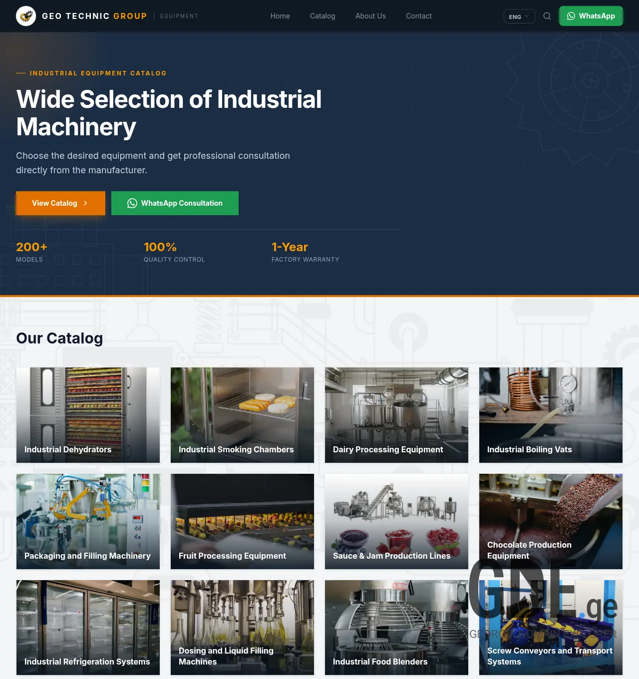 Screenshot of the site geodanadgarebi.ge at 2026-05-11