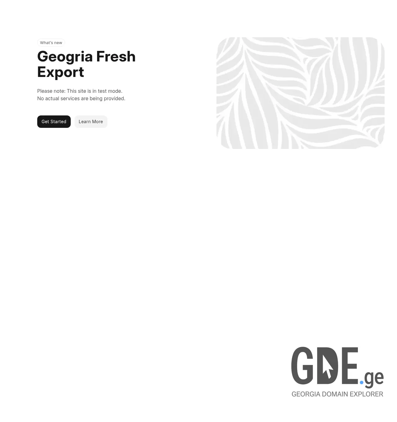 Screenshot of the site georgiafruitexport.ge at 2026-04-27