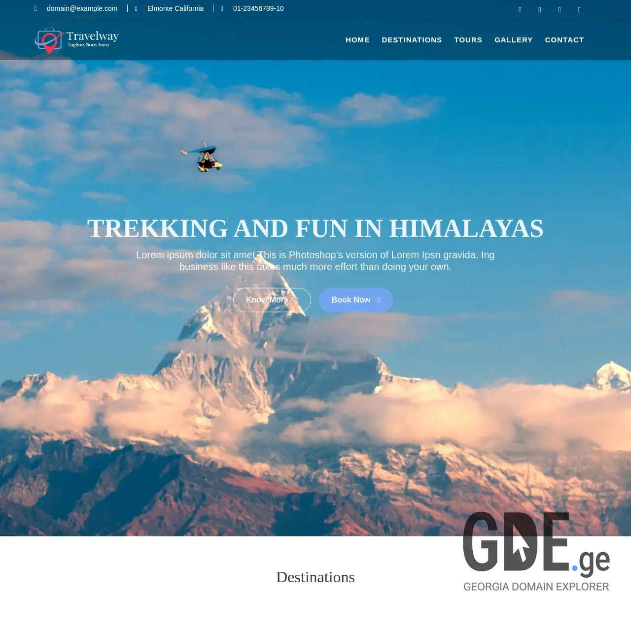 Screenshot of the site georgianvibes.ge at 2026-03-31