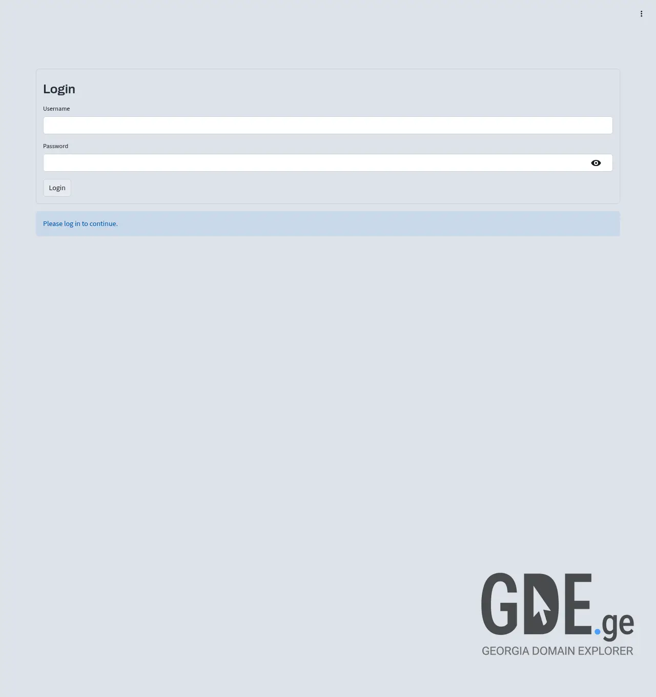 Screenshot of the site gfin.ge at 2026-07-08