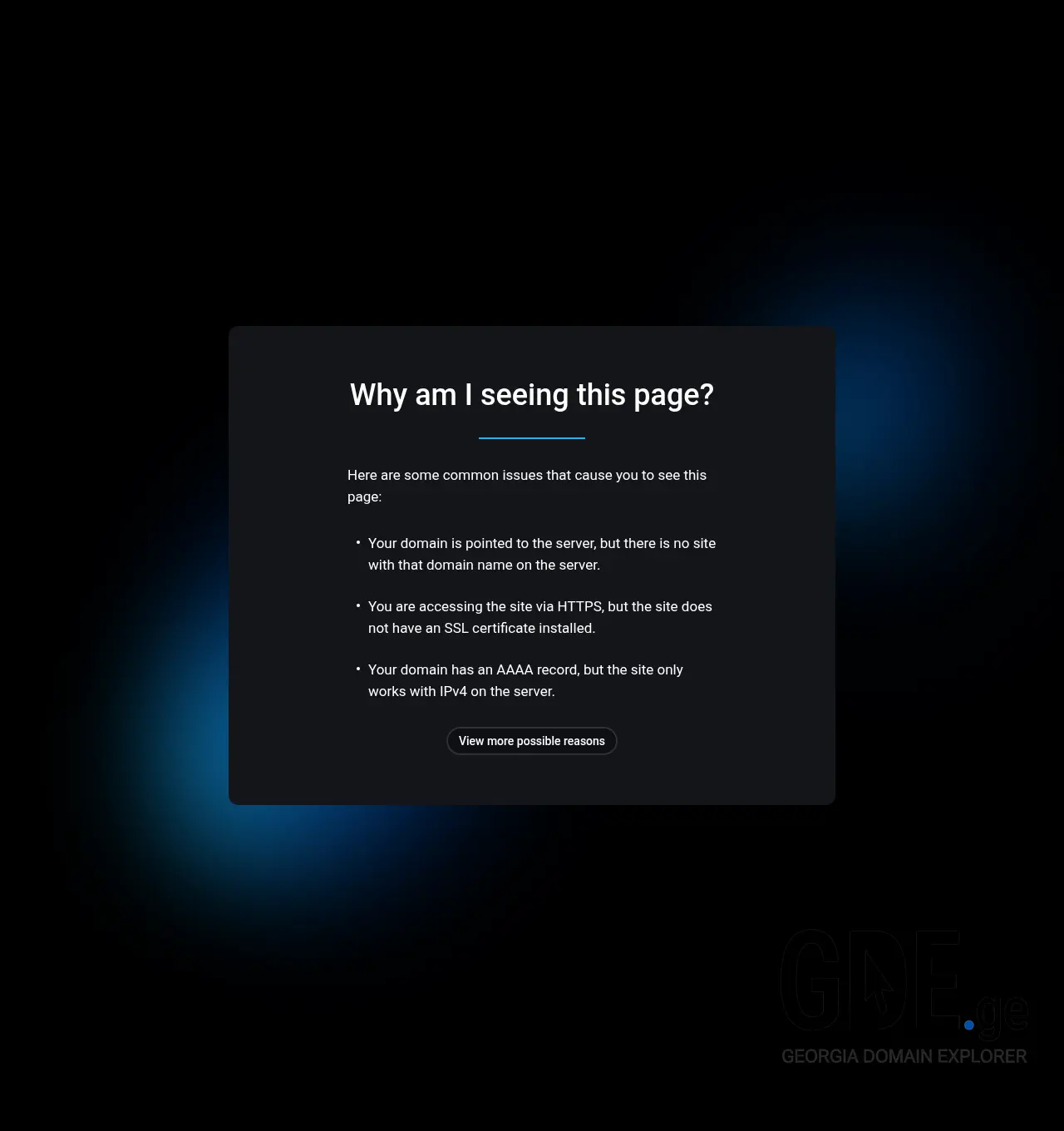 Screenshot of the site glasss.ge at 2026-07-15