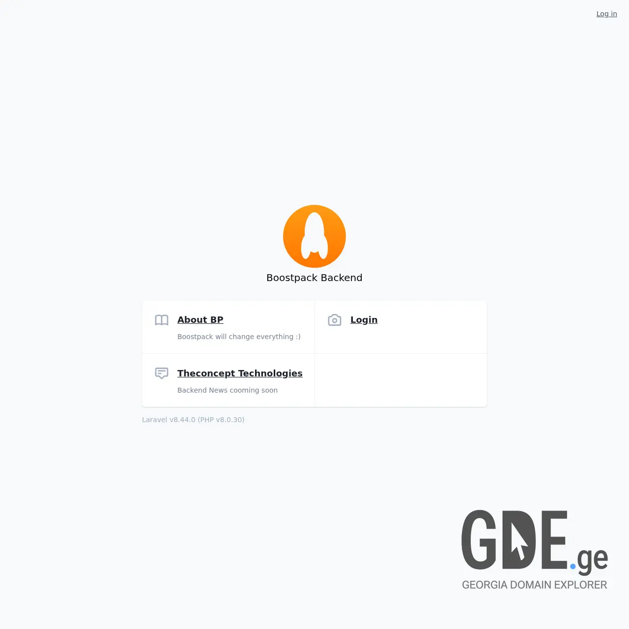 Screenshot of the site goodgovernance.ge at 2026-03-30