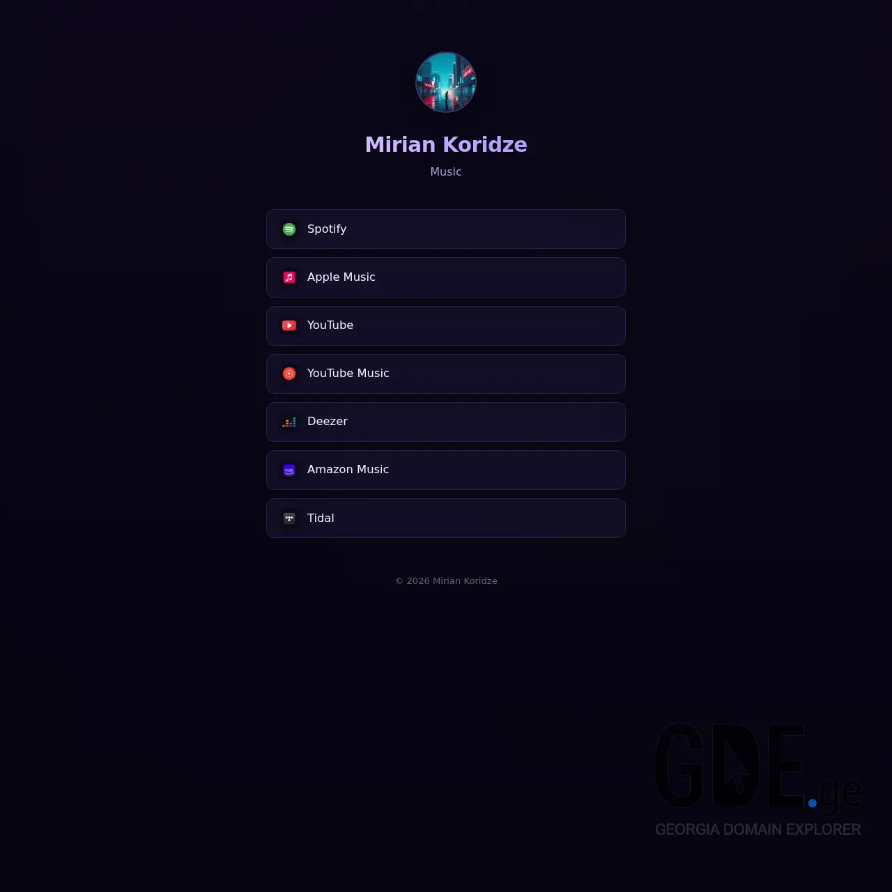 Screenshot of the site goodmarketing.ge at 2026-03-29