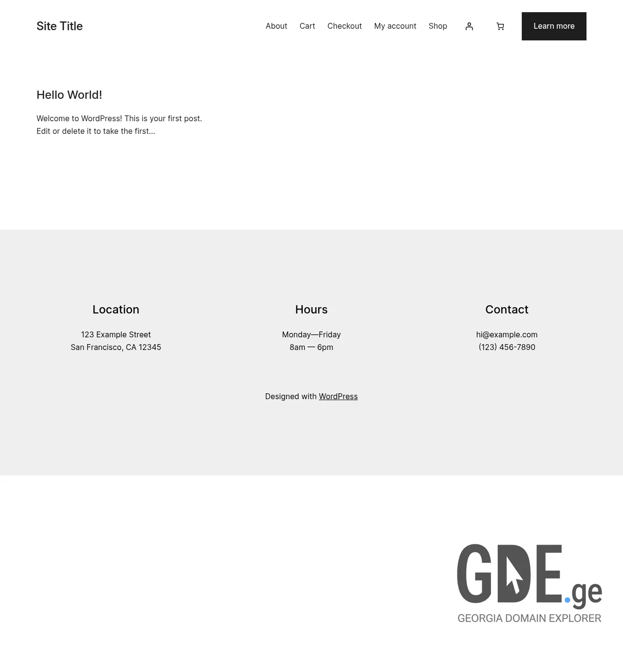 Screenshot of the site higold.ge at 2026-04-17