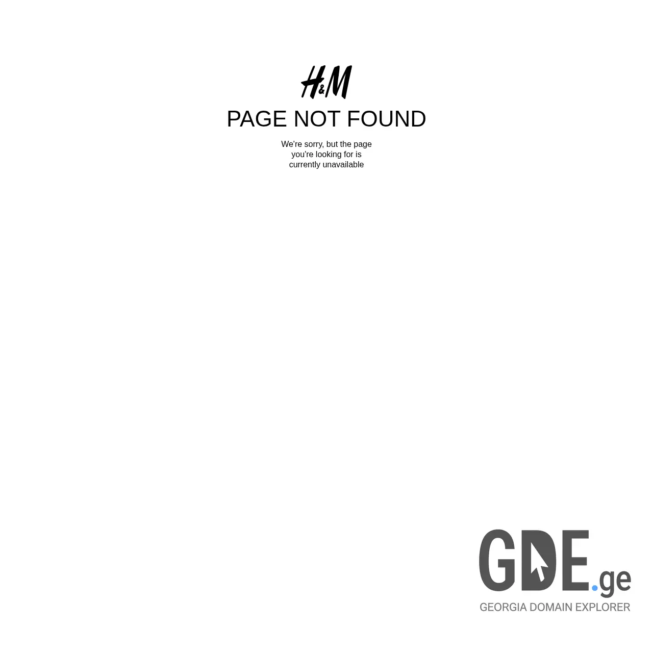 Screenshot of the site hmhome.ge at 2026-03-28