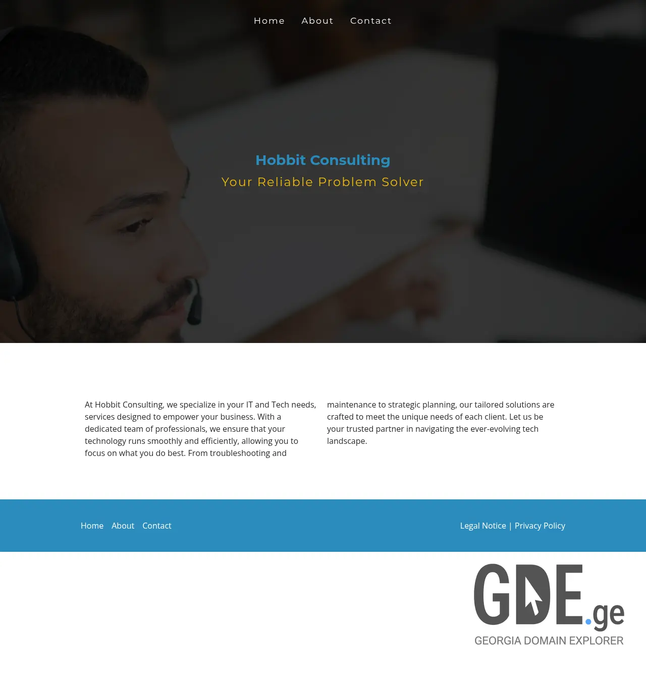 Screenshot of the site hobbit.ge at 2026-05-05