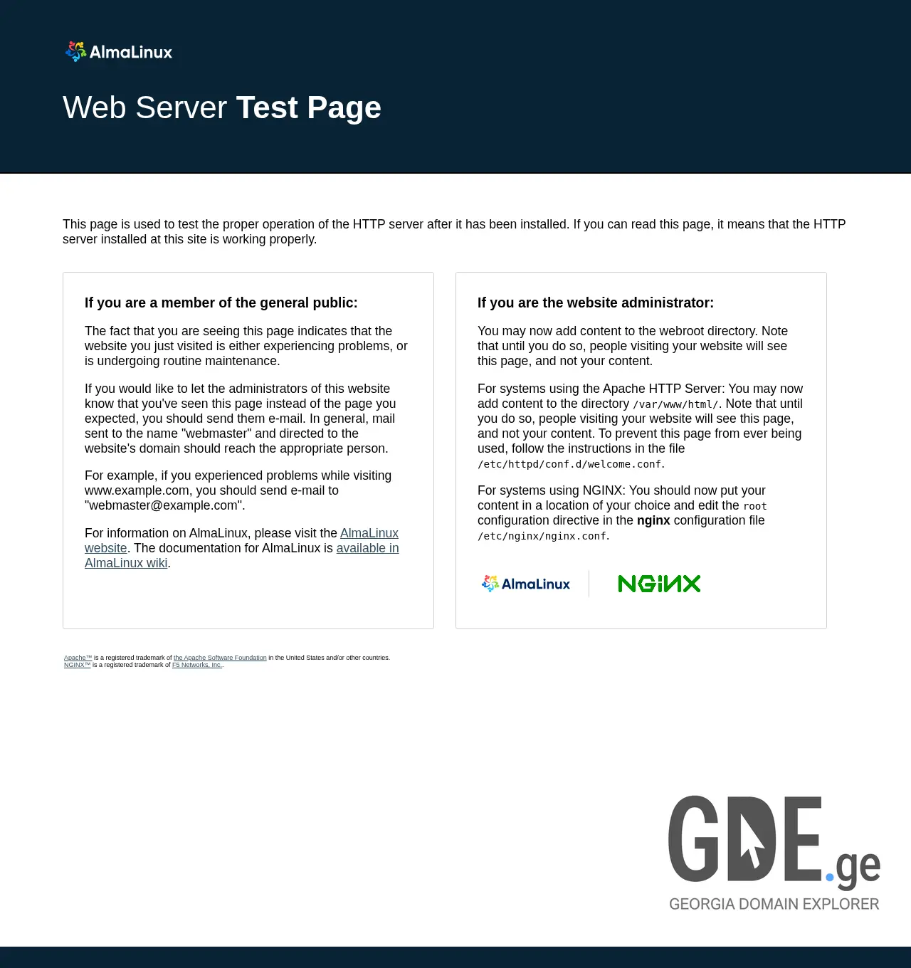 Screenshot of the site hofmann.ge at 2026-06-19