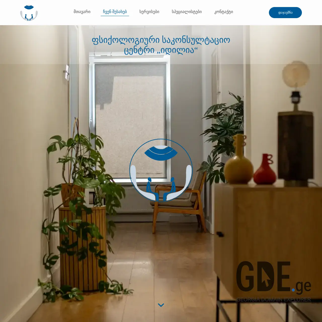 Screenshot of the site idilia.ge at 2026-03-30