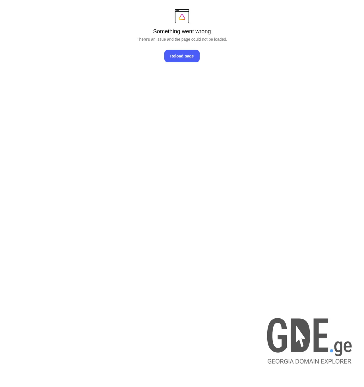 Screenshot of the site ifoam.ge at 2026-05-12